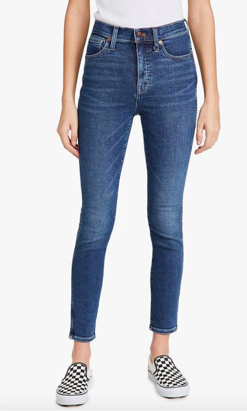 Madewell High Waisted 10" Skinny Jeans 28